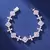 Pulseira Ice Cravejado Flor Azul Prata 925 - comprar online