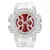 Relógio Cravejado Masculino Pulseira de Silicone - comprar online