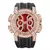 Relógio Cravejado Masculino Pulseira de Silicone