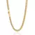 8mm Corrente + Pulseira Kit Masculino Cuban Grumet Ouro 18k Revestido - Nevasca Joias - Loja Oficial
