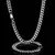8mm Corrente Masculina Cuban Grumet Ouro 18k Revestido - loja online
