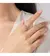 Anel Queen Feminino de Compromisso - Prata 925 - comprar online