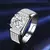 Anel Diamante Lab Cravejado Gema Solitaria VVS1 Moissanite - Prata 925 - comprar online