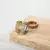 Imagem do Anel Ice Star Cravejado - Prata 925 / Ouro Rose / Ouro 18k
