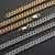 8mm Pulseira Masculina Cuban Grumet Prata 925 Revestido - loja online