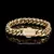 Pulseira Grumet com Cruz Cravejada (12MM)
