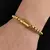 Pulseira Masculina Minimalista Balls Prata/Ouro - comprar online