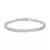 Pulseira Masculina Riviera Azul Claro Banhado em Ródio GP24 - Nevasca Joias - Loja Oficial