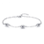 Pulseira Pingente Olho Grego Prata 925