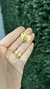 COLAR MEDALHA CORAÇÃO FURO LADO PERSONALIZADA OURO