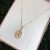COLAR OVAL LETRA CRISTAL - comprar online