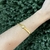 BRACELETE CORAÇÃO CRISTAL OURO - comprar online