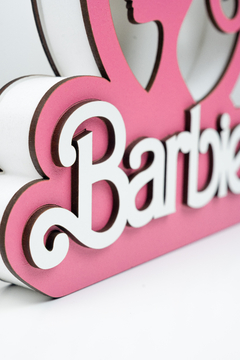 Velador BARBIE LOGO - Somos de Madera