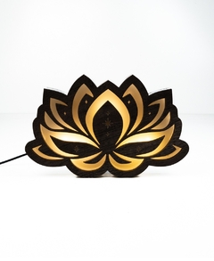 LAMPARA DE PIE FLOR DE LOTO (60 cm) - tienda online