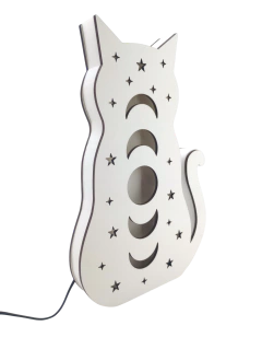 LAMPARA DE PIE GATO (60 cm)