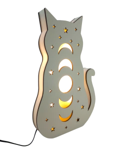 LAMPARA DE PIE GATO (60 cm) - comprar online