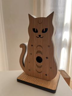 PORTACONOS GATO - Somos de Madera