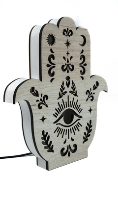 LAMPARA DE PIE MANO DE FÁTIMA (60 cm) - tienda online