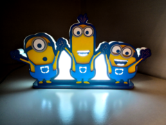 Velador MINIONS - Somos de Madera