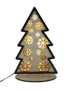 LAMPARA DE PIE ARBOL COPOS (60cm)