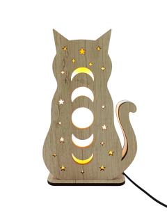 LAMPARA DE PIE GATO (60 cm) - tienda online