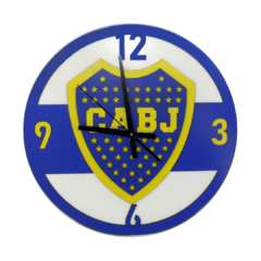 RELOJ REDONDO BOCA JUNIORS