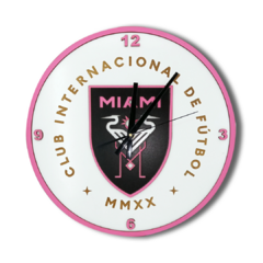 RELOJ REDONDO INTER MIAMI - comprar online