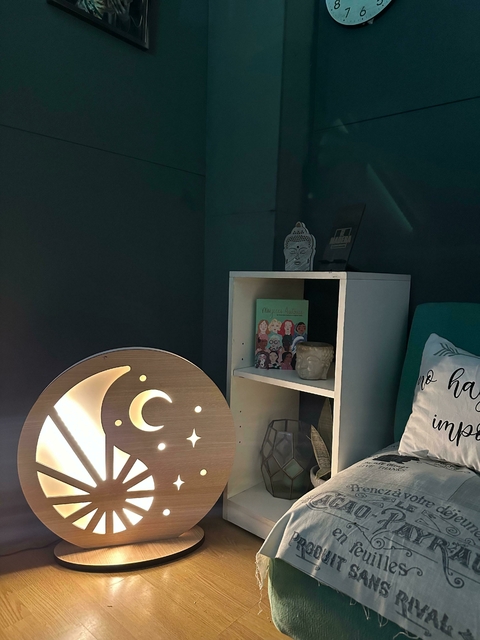 LAMPARA DE PIE YIN YANG (60 cm) - comprar online