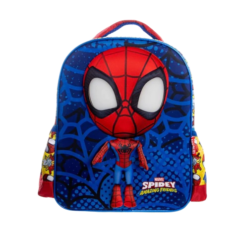 BACK PACK KINDER INFANTIL MASCULINO MARVEL SPIDEY AND HIS AMAZING FRIENDS PREMIUM (FEATURE)
