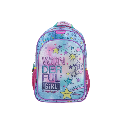 MOCHILA GRANDE MORADO HAPPY GIRL WIND