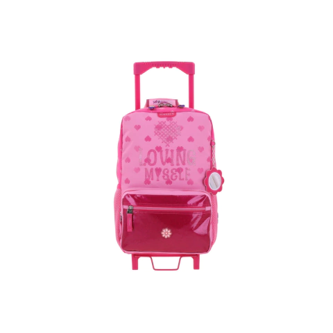 KIT MOCHILA CON RUEDAS, LONCHERA , LAPICERA Y MORRAL