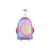 MOCHILA CON RUEDAS GRANDE ROSA HAPPY GIRL LILI