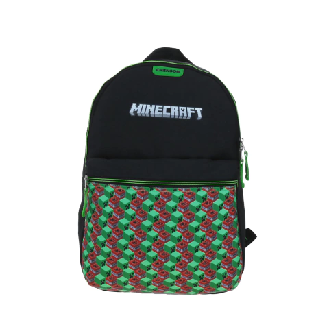 MOCHILA GRANDE NEGRO MINECRAFT YANKE