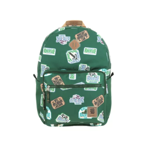 MOCHILA GRANDE VERDE MINECRAFT BONCH