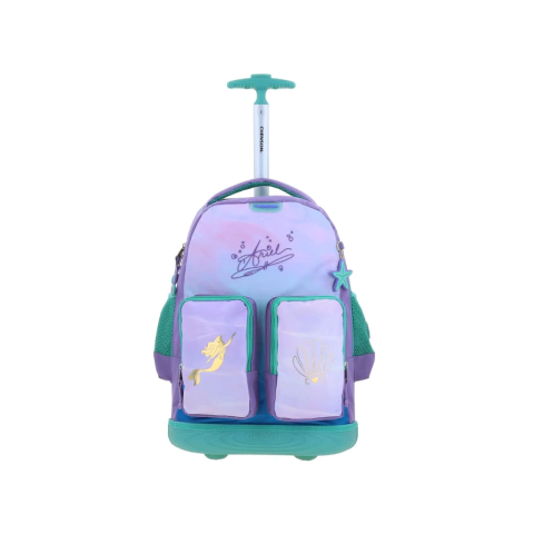MOCHILA CON RUEDAS GRANDE LILA PRINCESAS DEEPER