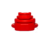 Kit De 2 Discos De 10 Kilos Rojos Acanalados Pesas Pvc 360fitness - 360fitness
