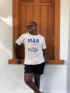 Camiseta Mar da Bahia Off-White - Mercê