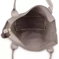 Imagem do Bolsa Saco Couro Legítimo Mercê Preta