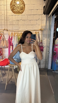 Pré venda 15 dias Vestido Carol Areia na internet