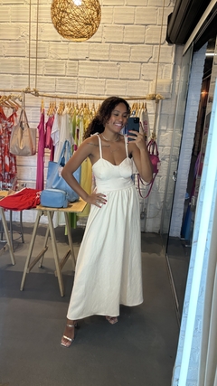 Pré venda 15 dias Vestido Carol Areia - comprar online