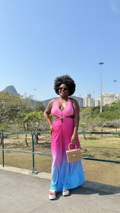 Vestido Mariah Degradê Rosa P ao GG - Mercê