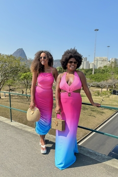Imagem do Vestido Mariah Degradê Rosa P ao GG