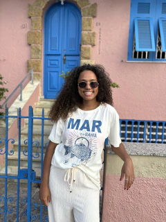 Camiseta Mar da Bahia Off-White - comprar online