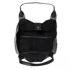 Bolsa Saco Couro Legítimo Mercê Açafrão