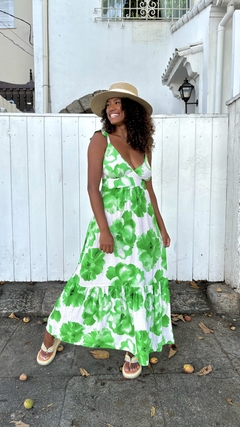 Vestido Yara Estampa Verde