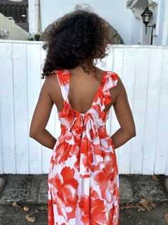 Imagem do Vestido Yara Estampa Laranja