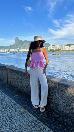 Blusa Bata Lana Rosa Bebê - Mercê