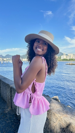 Blusa Bata Lana Rosa Bebê na internet