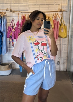 Camiseta Dinner Date Rosa