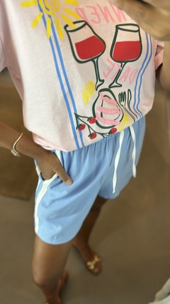 Camiseta Dinner Date Rosa - comprar online